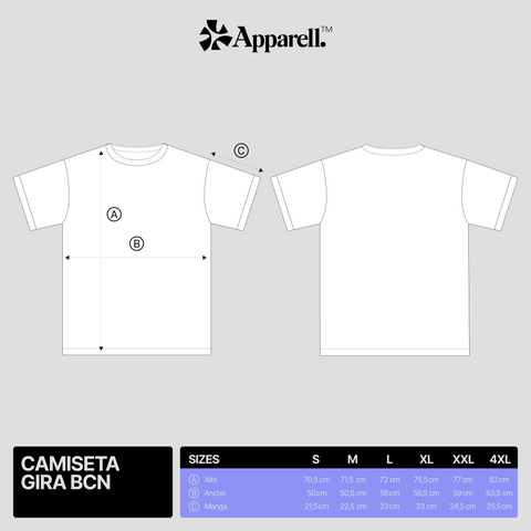 Arde Bogota, Camiseta Fin de Gira Barcelona