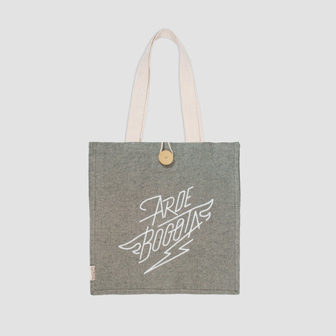 Arde Bogota, Tote Bag Vaquera Gris