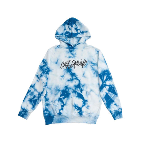 Cruz Cafuné, BLUE TIE DYE HOODIE