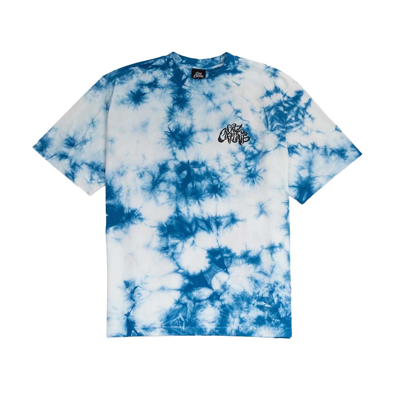 Polera Organica Polera Tie Dye Negra Cruz Cafuné BLUE TIE DYE TEE