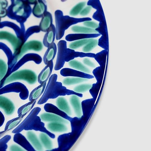 Dellafuente, Plato de Cerámica Azulejos de Corales