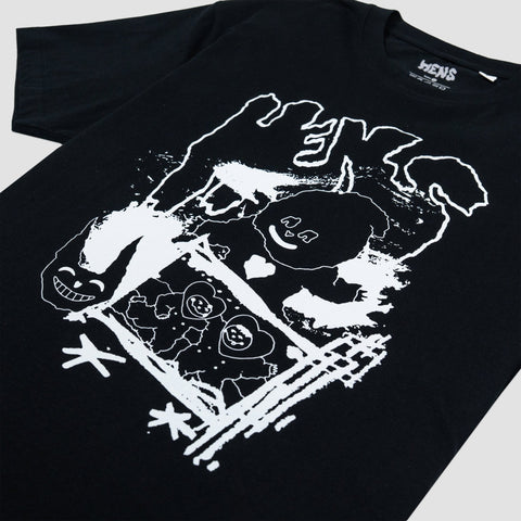 Hens, Camiseta NMOT Negra