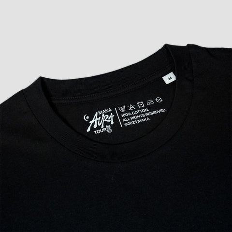 Maka, Camiseta Aura Tour - Negra