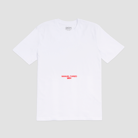 Manuel Turizo, Unisex "201 Tour" White Tee