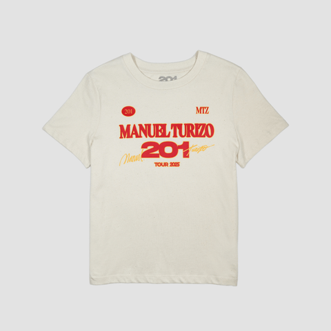 Manuel Turizo, Woman “201 Tour” Raw Tee