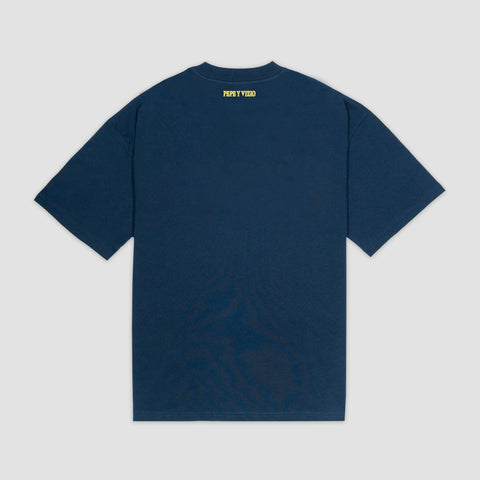 Pepe:Vizio, Camiseta oversize "PUCHERO" - Navy