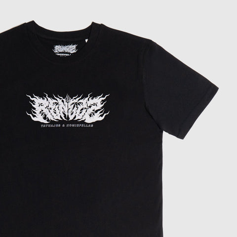 Rene ZZ, Logo Unisex Tee - Black