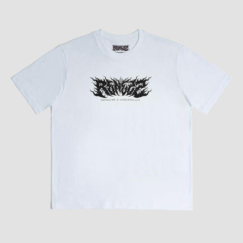 Rene ZZ, Logo Unisex Tee - White