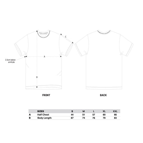 Rene ZZ, Logo Unisex Tee - White