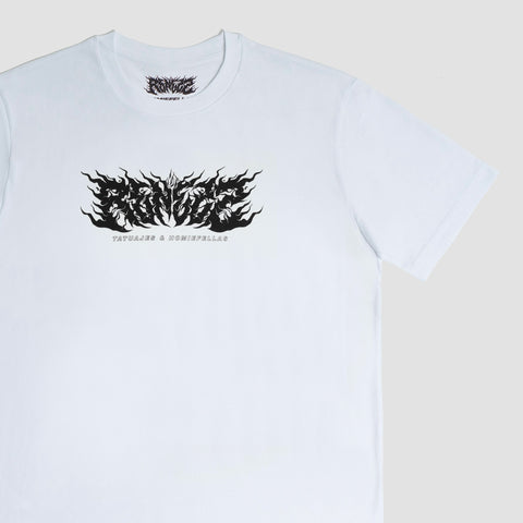 Rene ZZ, Logo Unisex Tee - White
