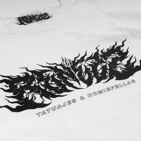 Rene ZZ, Logo Unisex Tee - White