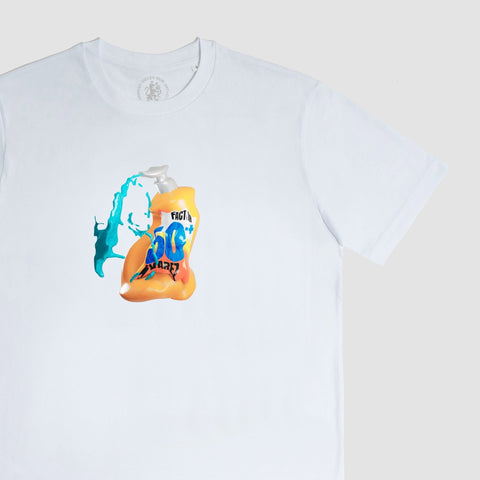 Svarez, factor50+ Tee - White