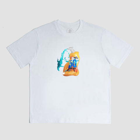 Svarez, factor50+ Tee - White