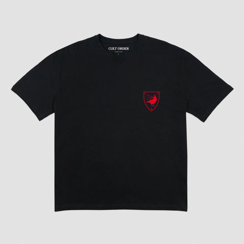 Cult Order - Talk About tee Black