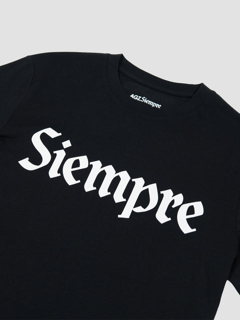 'Siempre' Black Tee