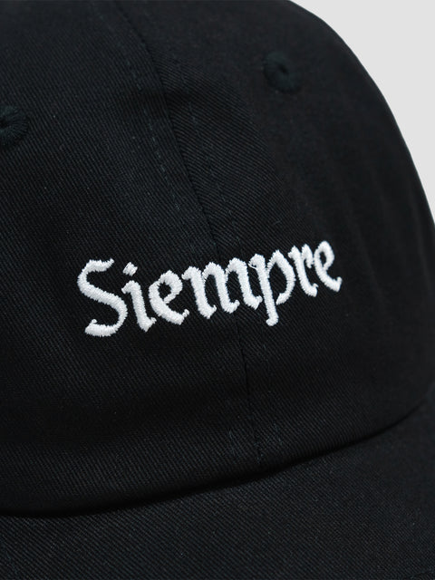 Siempre Black Dad Hat