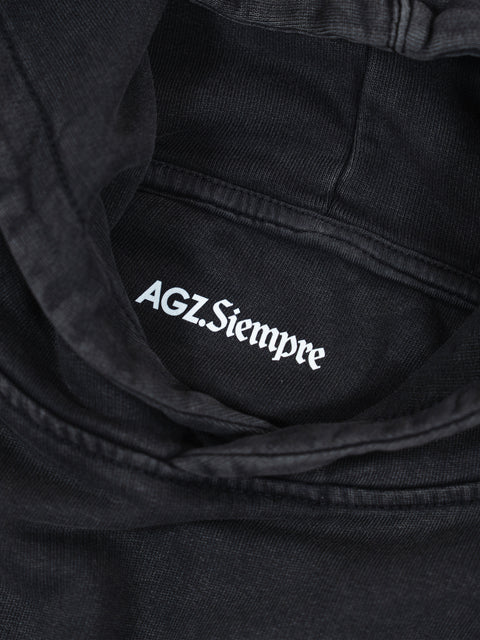 Shuriken Washed Black Hoodie