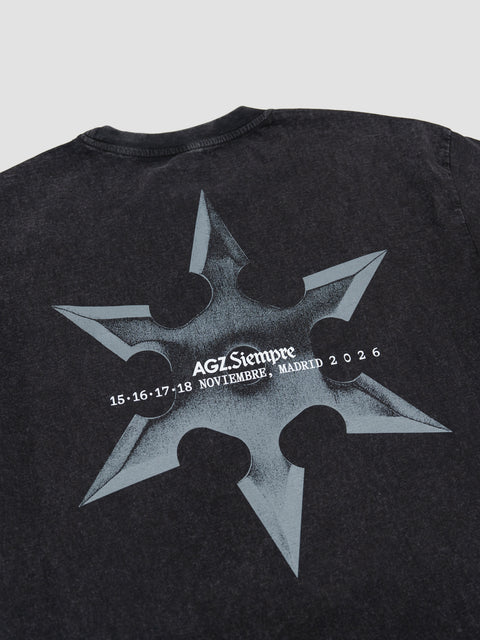 Shuriken Washed Black Tee