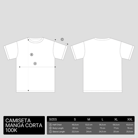 100KPasos White Tee