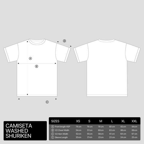 Shuriken Washed Black Tee