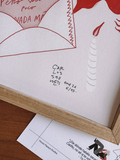 Lámina 'Te quiero un poco'