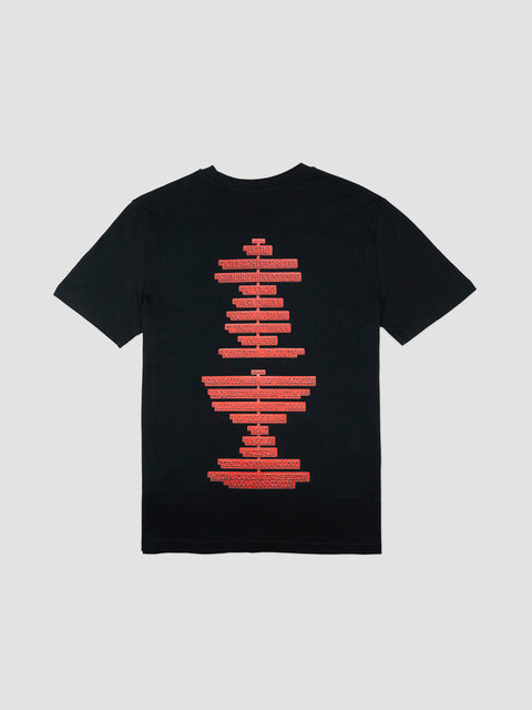 Camiseta Azulejos de Corales Negra
