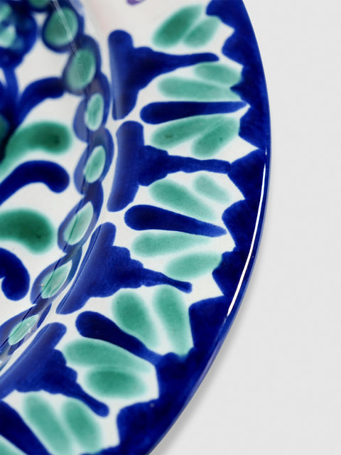 Plato de Cerámica Azulejos de Corales