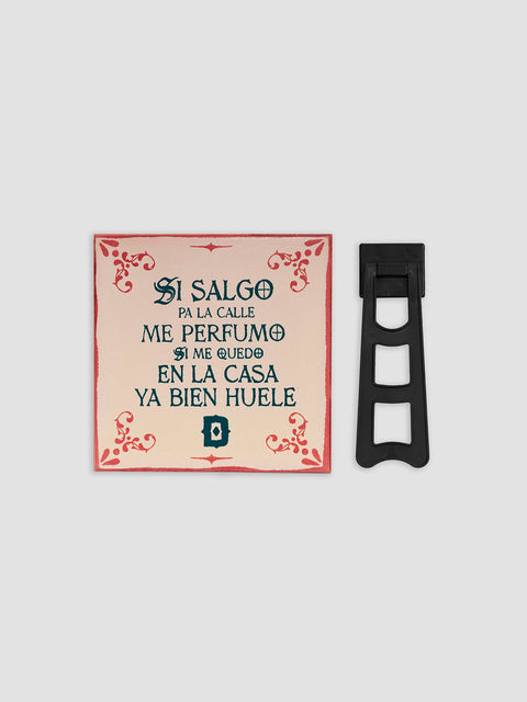 Azulejo "Si salgo pa la calle"