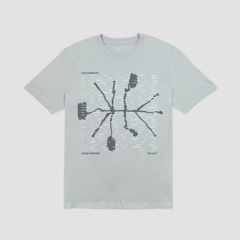 Camiseta gris Las Palabras
