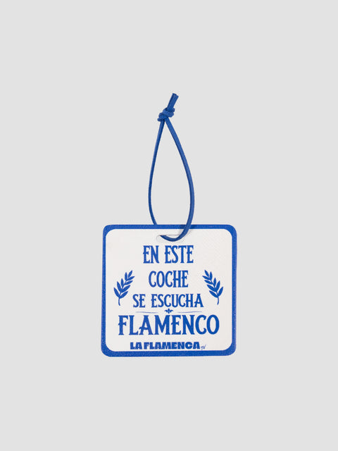 Colgante "En este coche se escucha flamenco"