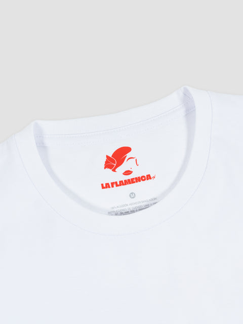 Camiseta "VIVE, BAILA, RONEA" Blanca