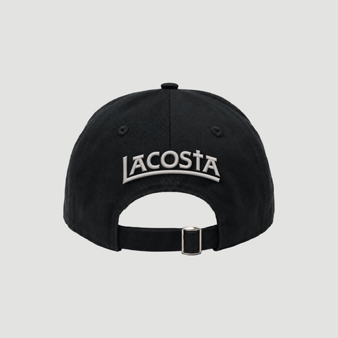 Gorra negra LACOSTA