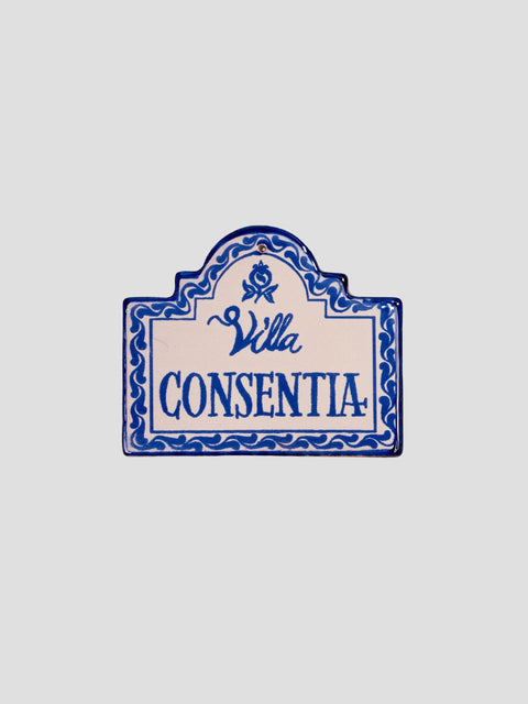 Placa "Consentía"