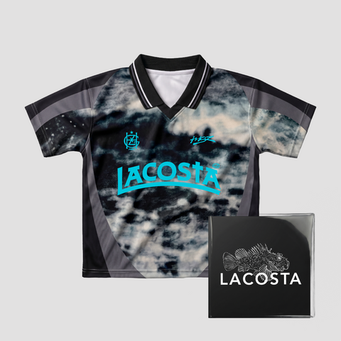 Pack especial LACOSTA (Vinilo + Grey Football Jersey)