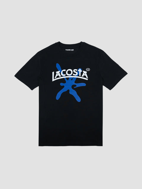 Camiseta negra LACOSTA