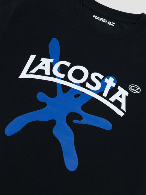 Camiseta negra LACOSTA