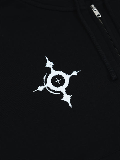 ZIP HOODIE HALO LIA KALI (BLACK)