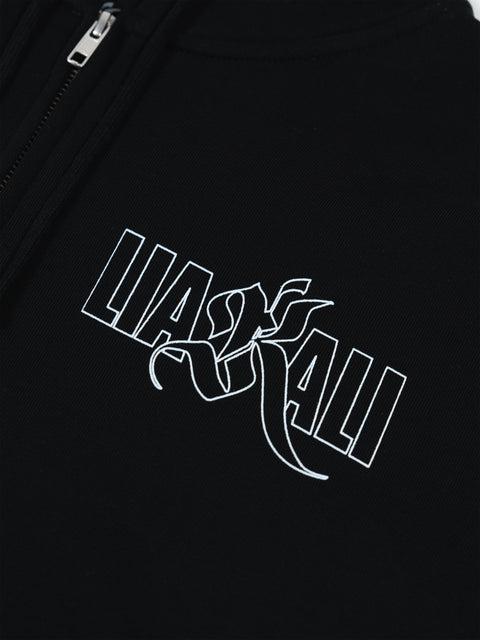 ZIP HOODIE HALO LIA KALI (BLACK)