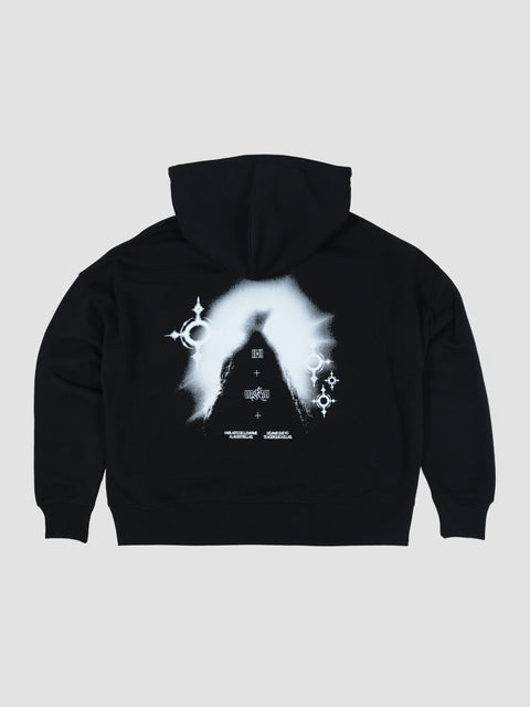 ZIP HOODIE HALO LIA KALI (BLACK)
