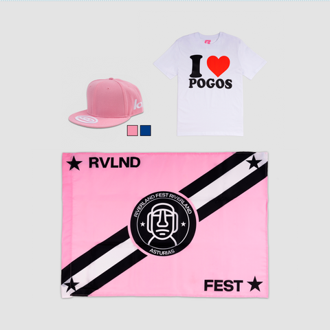 Pack I Love Pogos - Camiseta + Gorra + Bandera