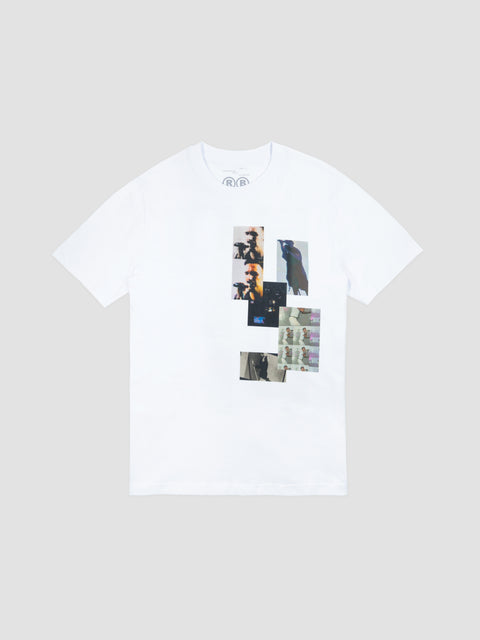 LOVE LOVE FLAKK LYRICS / T SHIRT / WHITE