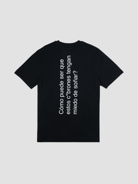 LOVE LOVE FLAKK C*BRONES / T-SHIRT / BLACK