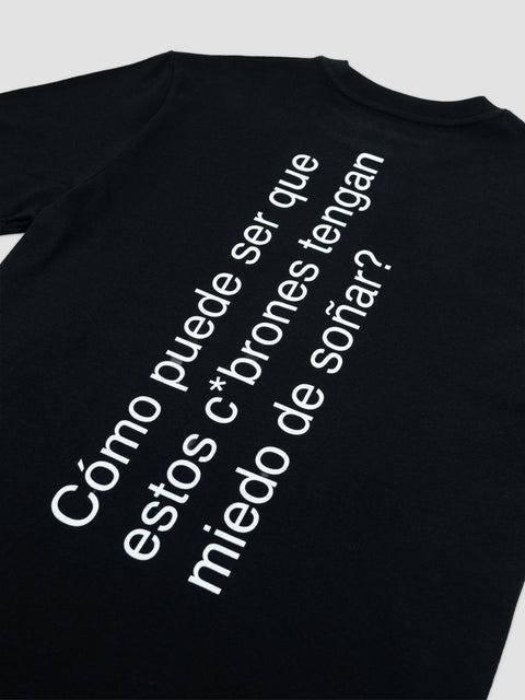 LOVE LOVE FLAKK C*BRONES / T-SHIRT / BLACK