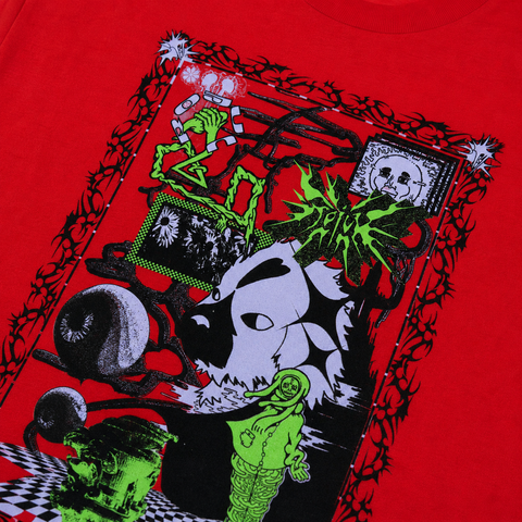 Camiseta Manga Larga Roja - Los Sueños De Nube