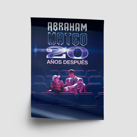 Abraham Mateo, Póster Abraham Mateo 20 años después