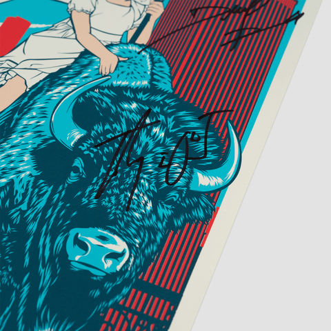 Arde Bogota, Pack 3 Carteles Firmados "Arde Bogotá Fin de Gira 2024"