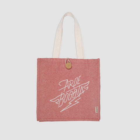 Arde Bogota, Tote Bag Vaquera Rosa