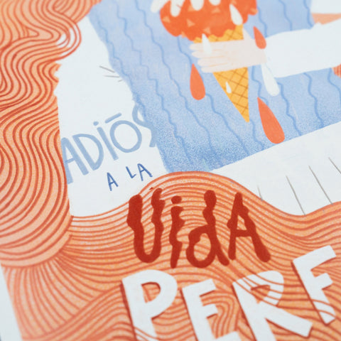 Carlos Sadness, Lámina 'Adiós a la vida perfecta'