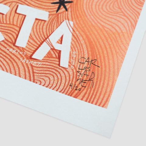 Carlos Sadness, Lámina 'Adiós a la vida perfecta'