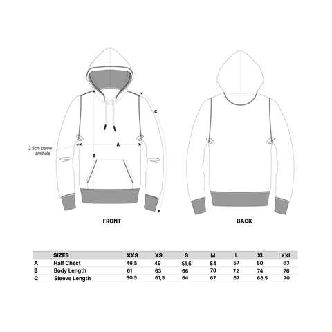 Hoodie Hinchable Line Up